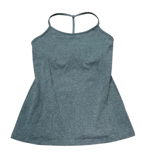 Athleta Beloved Quest Jasper Green Skinny Strap Tank Top Size Small - Picture 1 of 5